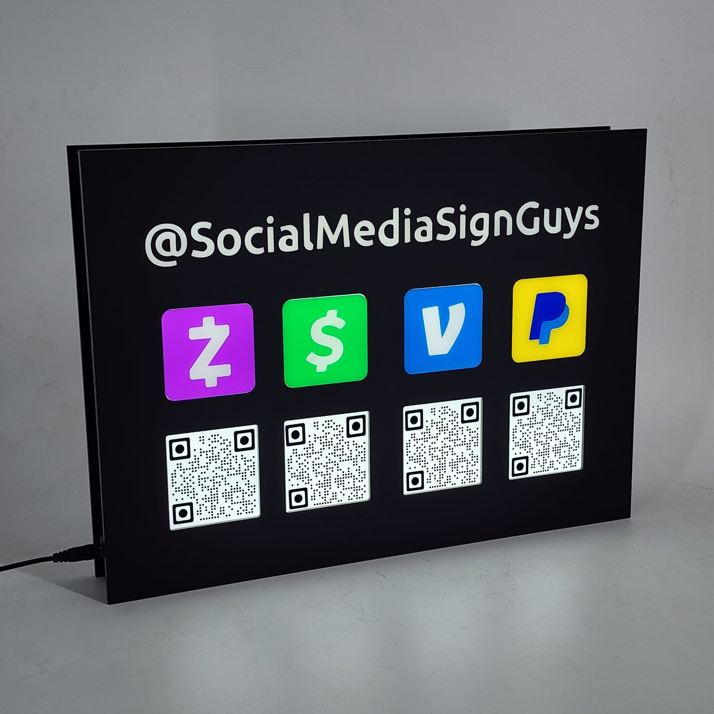 Mobile Payment LED Sign