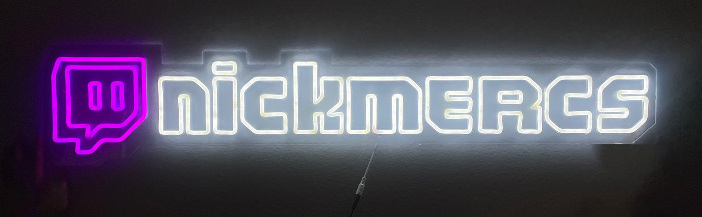 Social Media Neon LED Sign